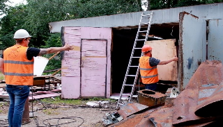 Демонтаж гаражей в Зеленокумске, цена от 1746 руб. – услуги под ключ от 2Землекопа-Злм